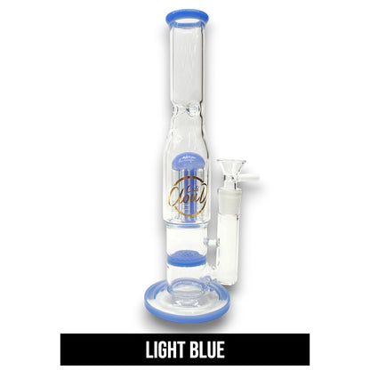 11" Cali CloudX Honeycomb Tree Perc Straight Tube Bong