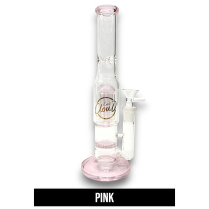 11" Cali CloudX Honeycomb Tree Perc Straight Tube Bong