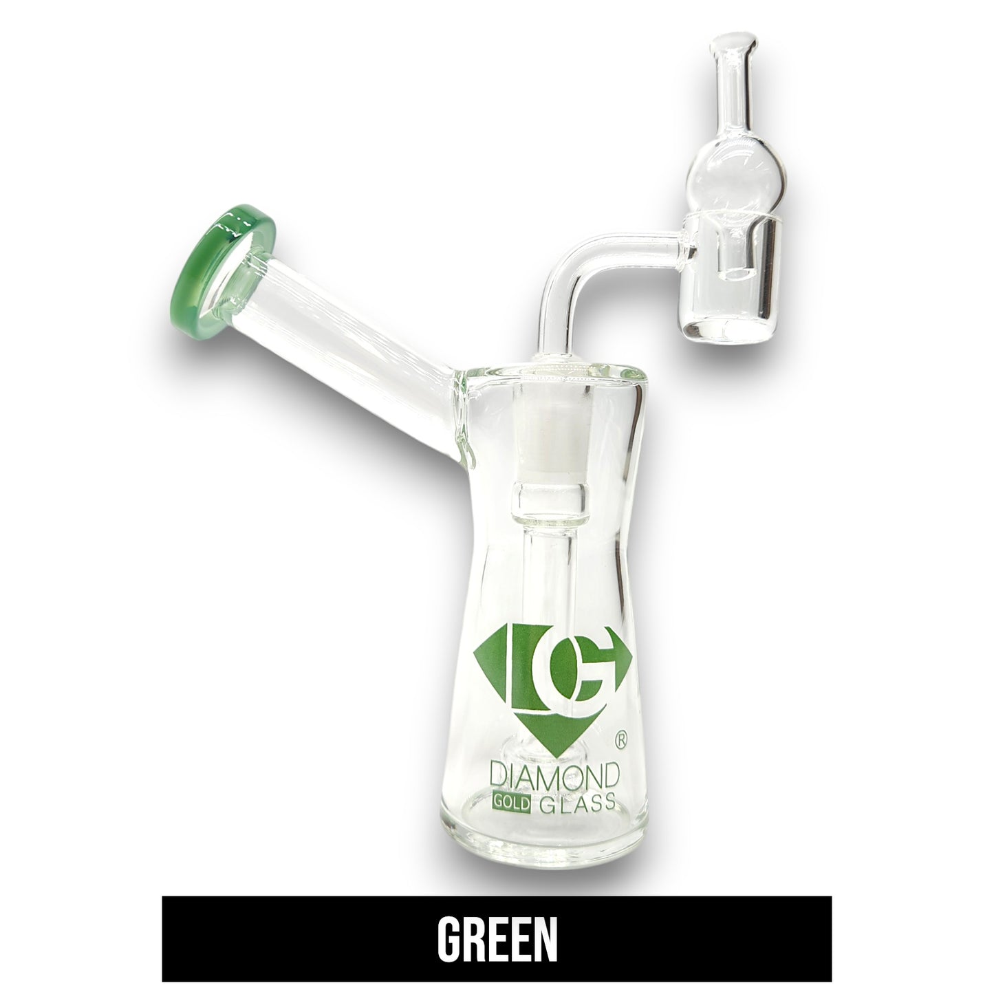 6" Diamond Bubbler Bong Dab Rig with Circ Perc