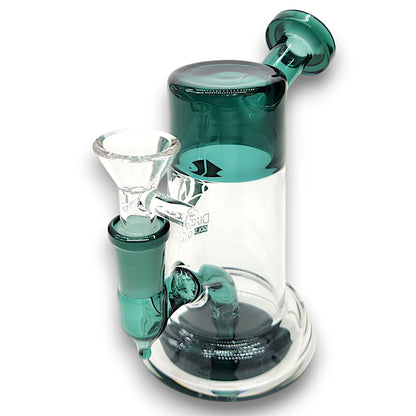 5.5" Diamond Glass Mini Bong Bubbler