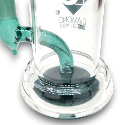 5.5" Diamond Glass Mini Bong Bubbler
