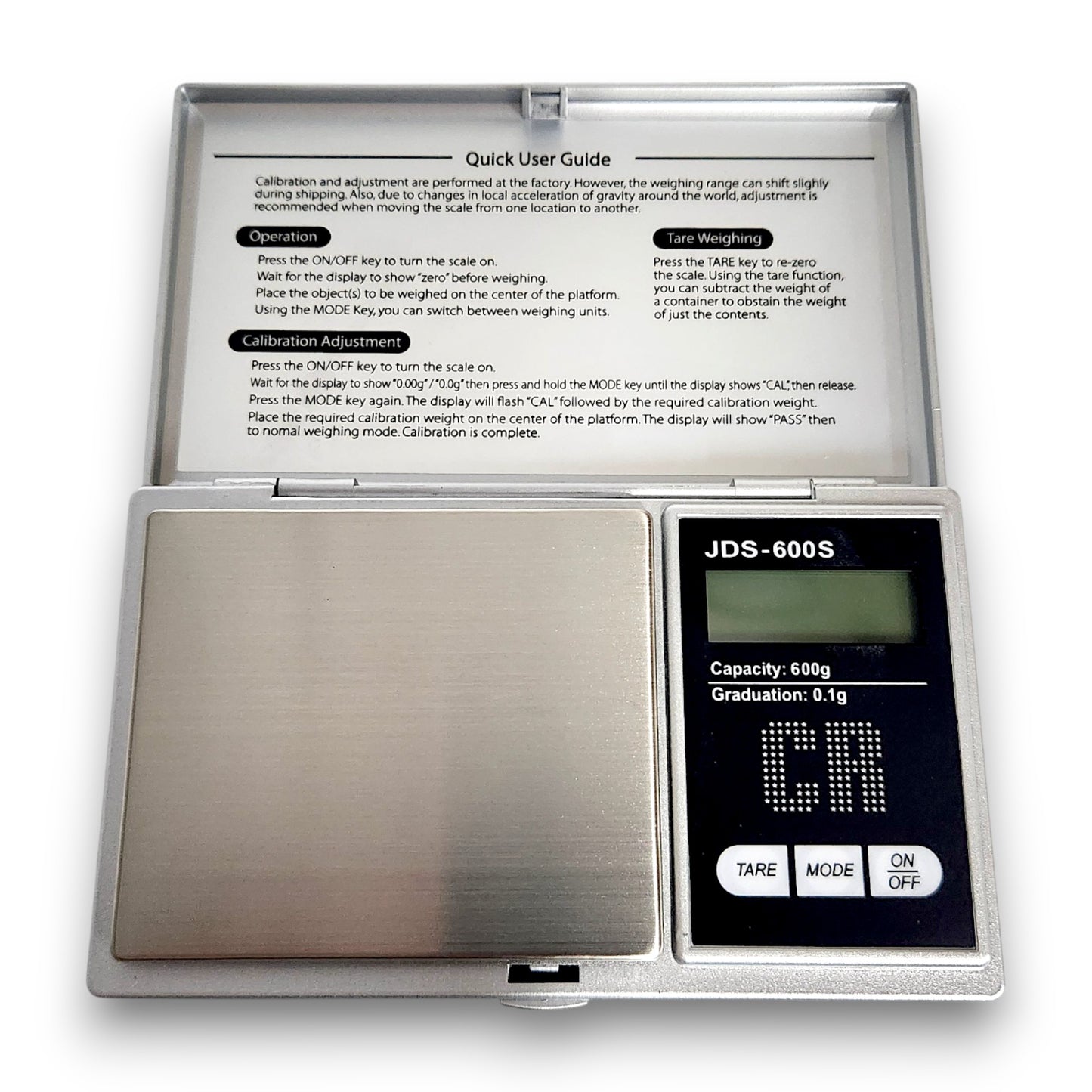 CR Portable Digital Scale 0.1g Accuracy 600g Max