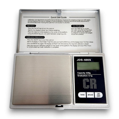 CR Portable Digital Scale 0.1g Accuracy 600g Max