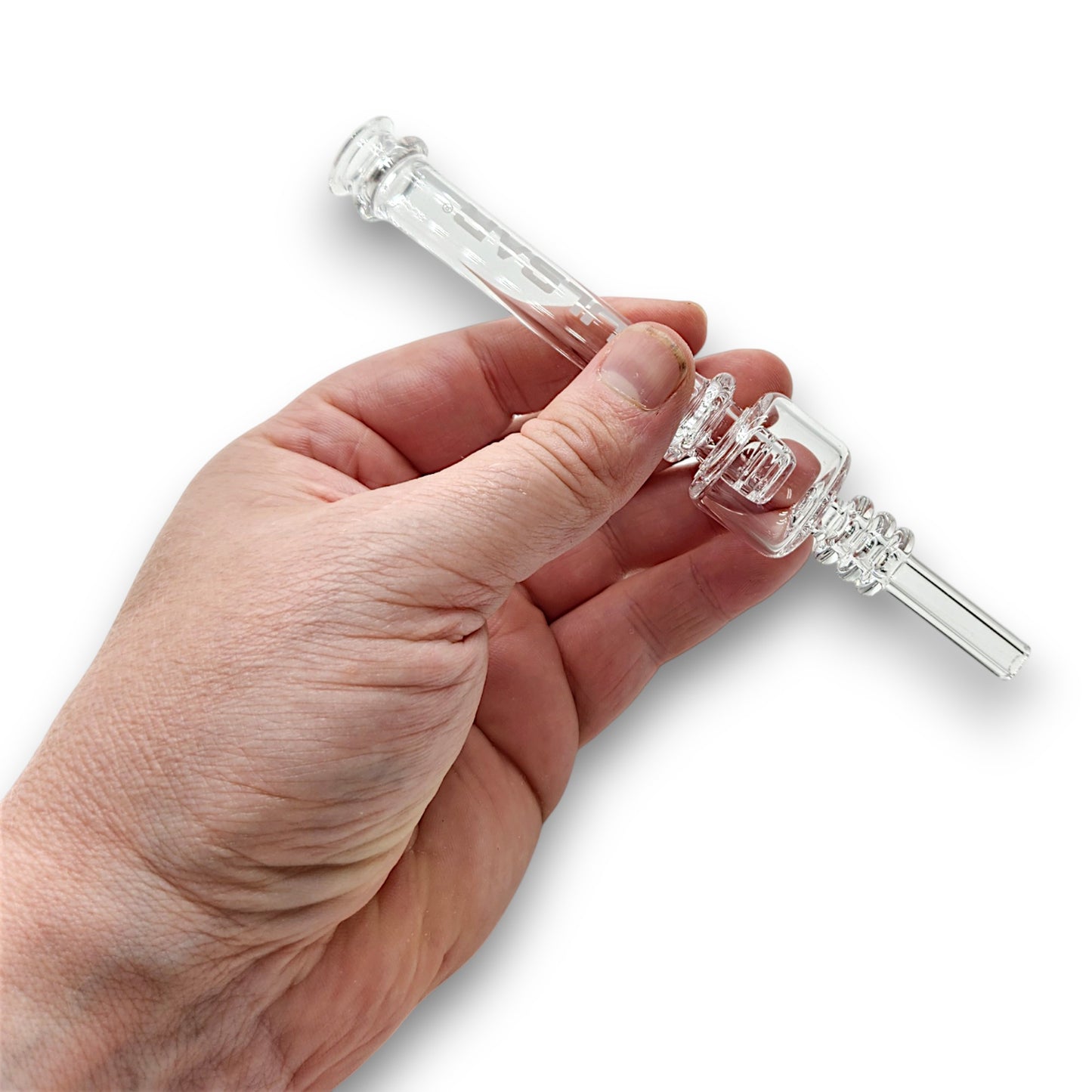 6" Pulsar Quartz Deco Diffuser Dab Straw