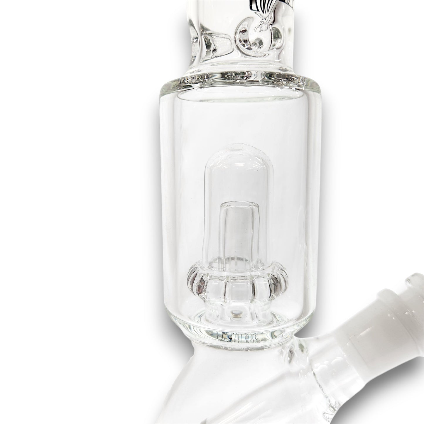 9" Diamond Gold Glass UFO Percolator Small Beaker