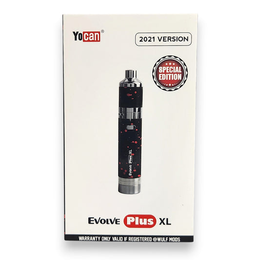 CLEARANCE - Yocan Evolve Plus XL Vaporizer Dab Pen - Black Red Speckle