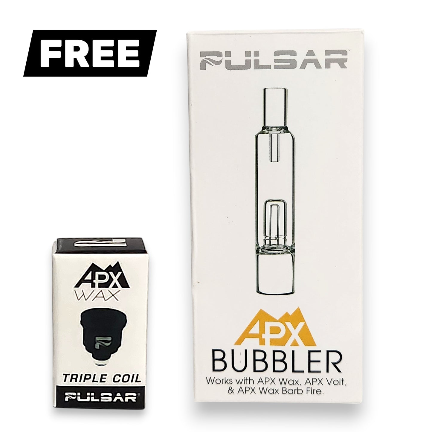 Pulsar APX Volt V3 Concentrate Vaporizer + FREE Bubbler & Coil
