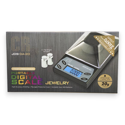CR Digital Portable Scale 0.001g Accuracy 20g Max High Precision
