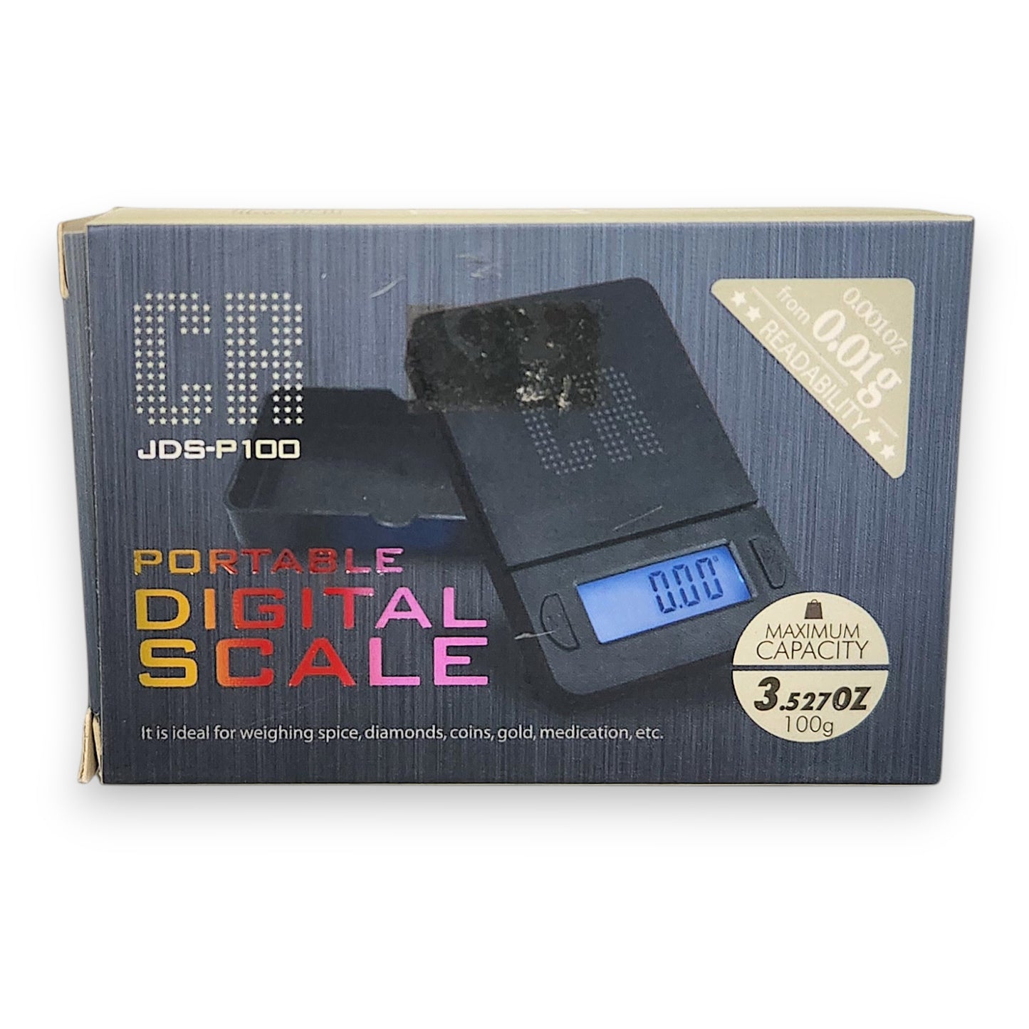 CR Digital Pocket Scale 0.01g Accuracy 100g Max