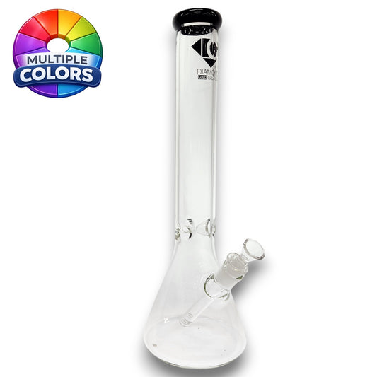 16" Diamond Glass Beaker Bong