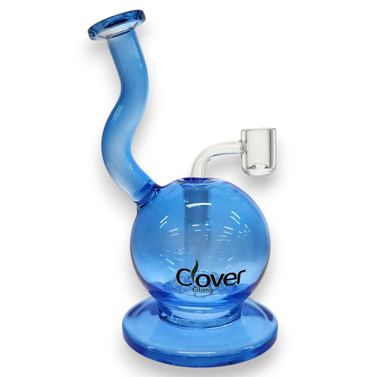 8" Clover Bubble Bong Dab Rig