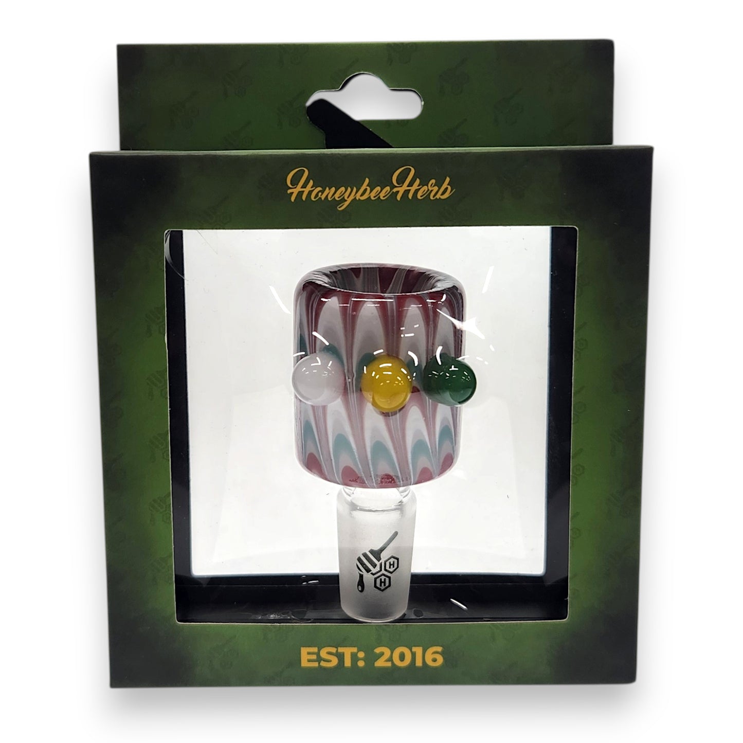 Honeybee Herb Glass Bowl Head 14mm Male