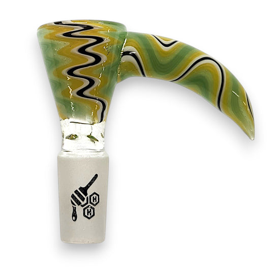 Honeybee Herb Glass Bowl Head 14mm Male