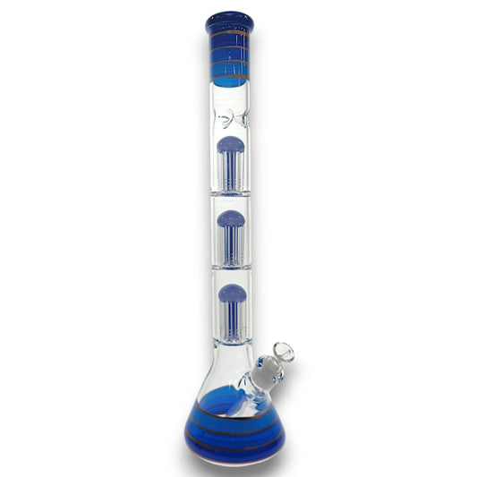 21" Cali Cloudx Triple Tree Percolator Beaker Bong