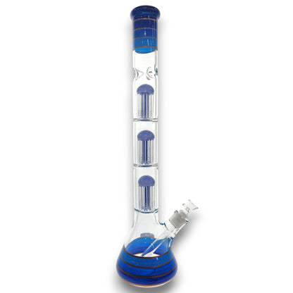 21" Cali Cloudx Triple Tree Percolator Beaker Bong
