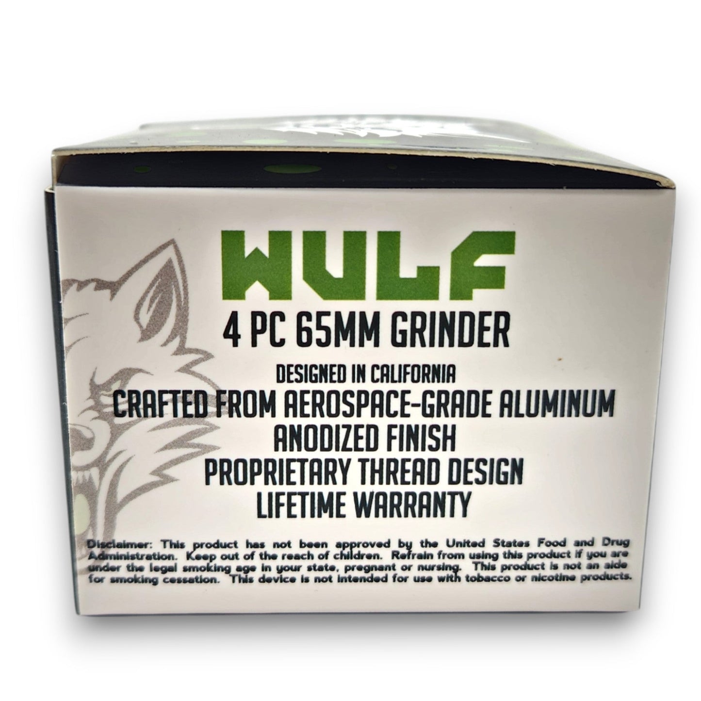 2.5" 63mm Wulf Mods Splatter Aluminum Grinder