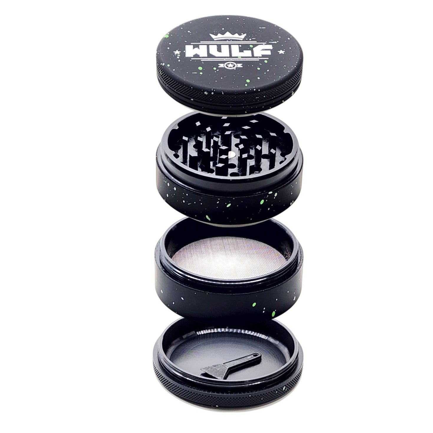 2.5" 63mm Wulf Mods Splatter Aluminum Grinder