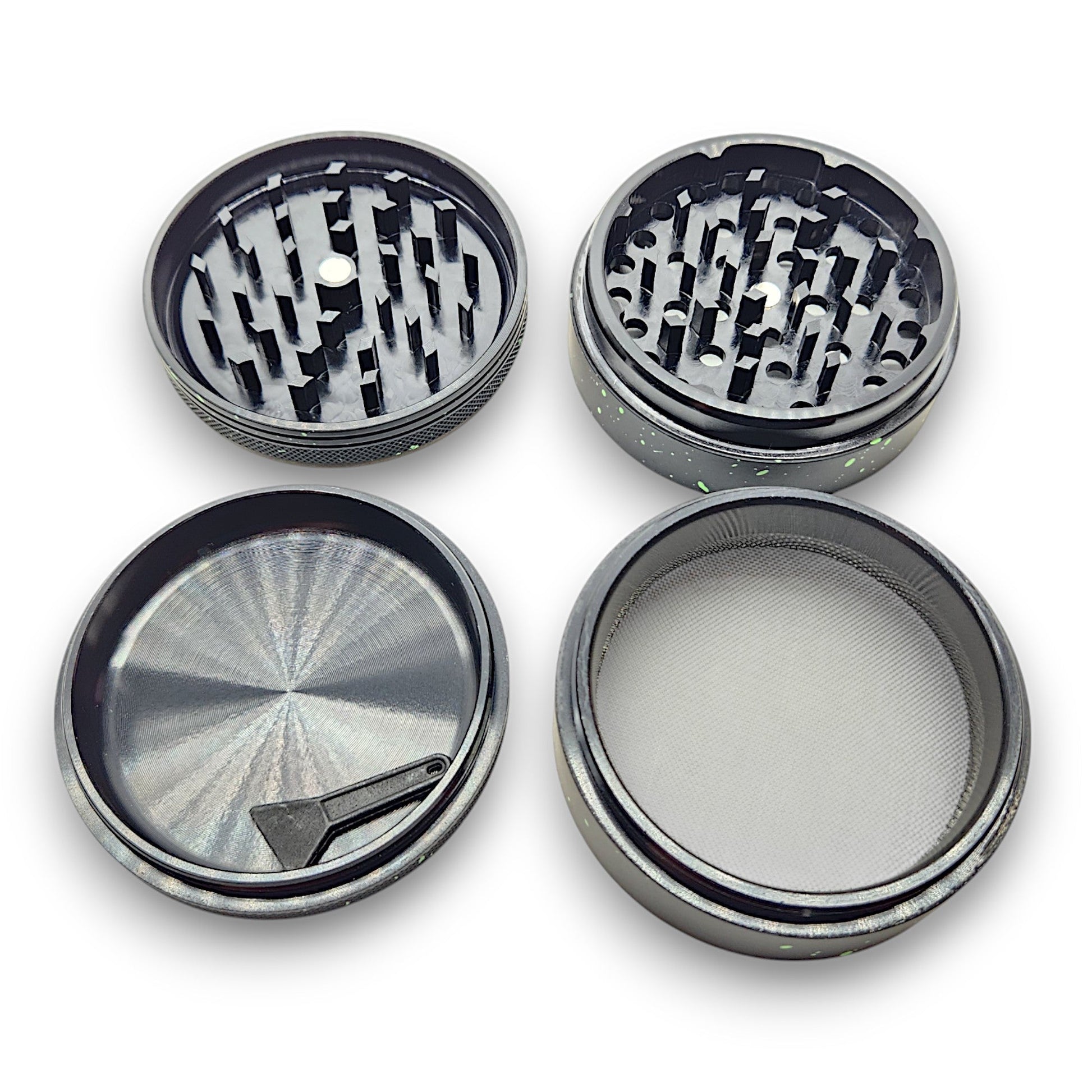 2.5" 63mm Wulf Mods Splatter Aluminum Grinder