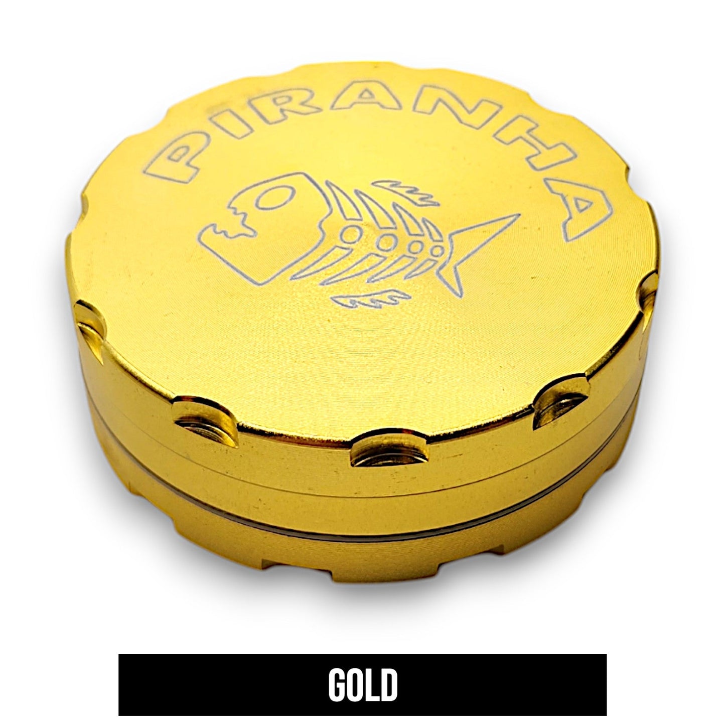 2.5" Piranha Aluminum 2 Piece Grinder