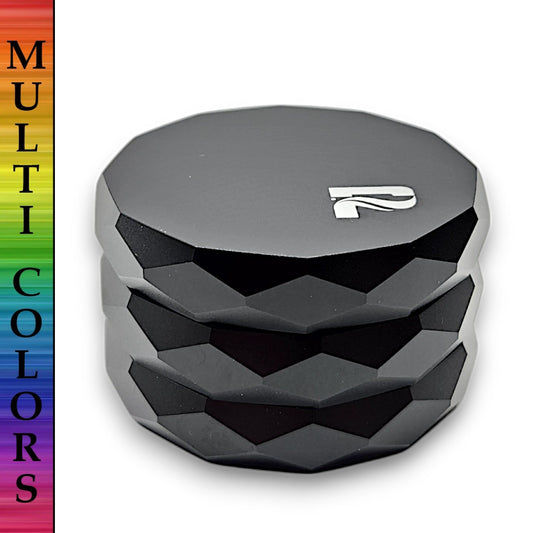 2.5" Pulsar Diamond Faced Aluminum 4 Piece Grinder