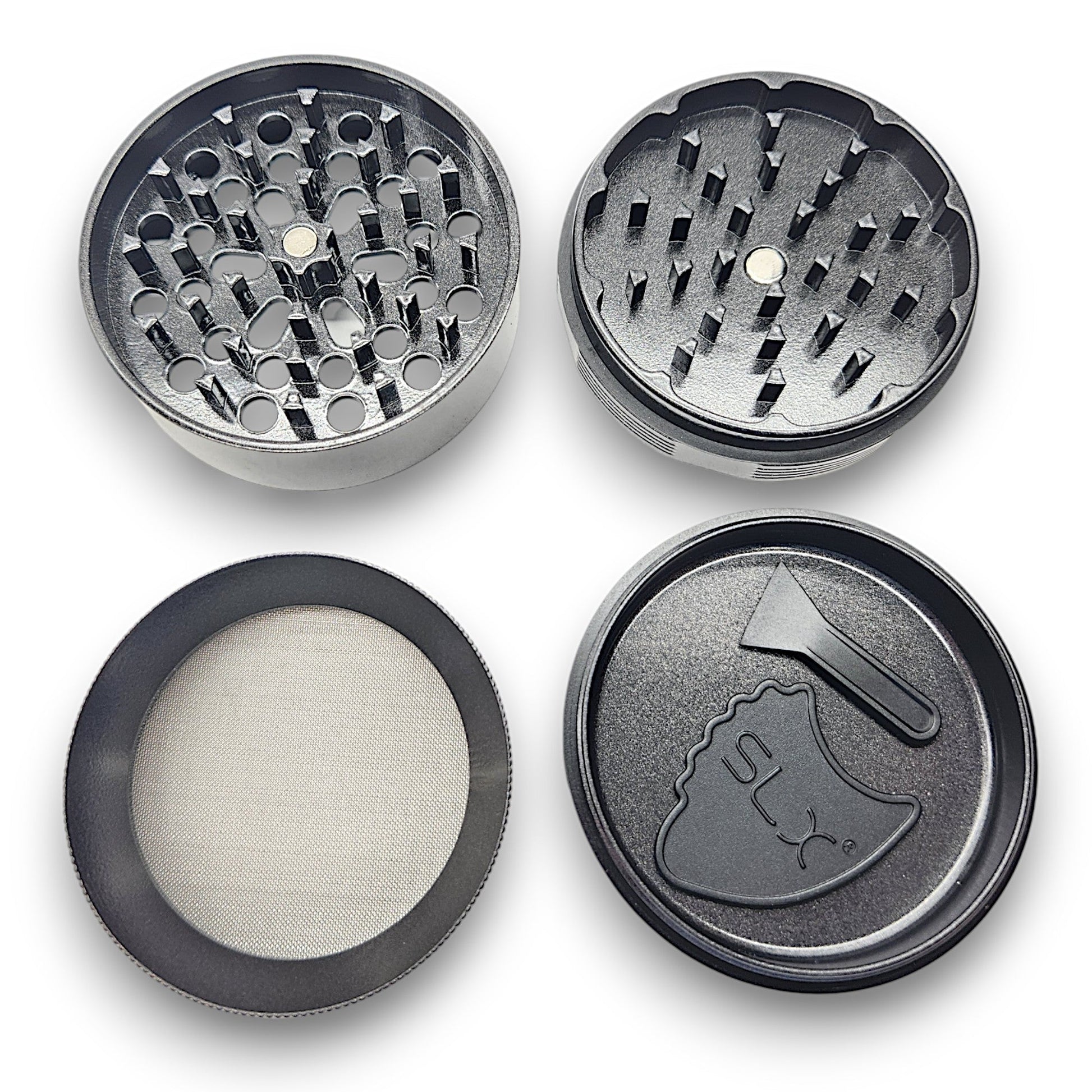 2.5" SLX Ceramic Coated Nonstick 4 Piece Aluminum Grinder