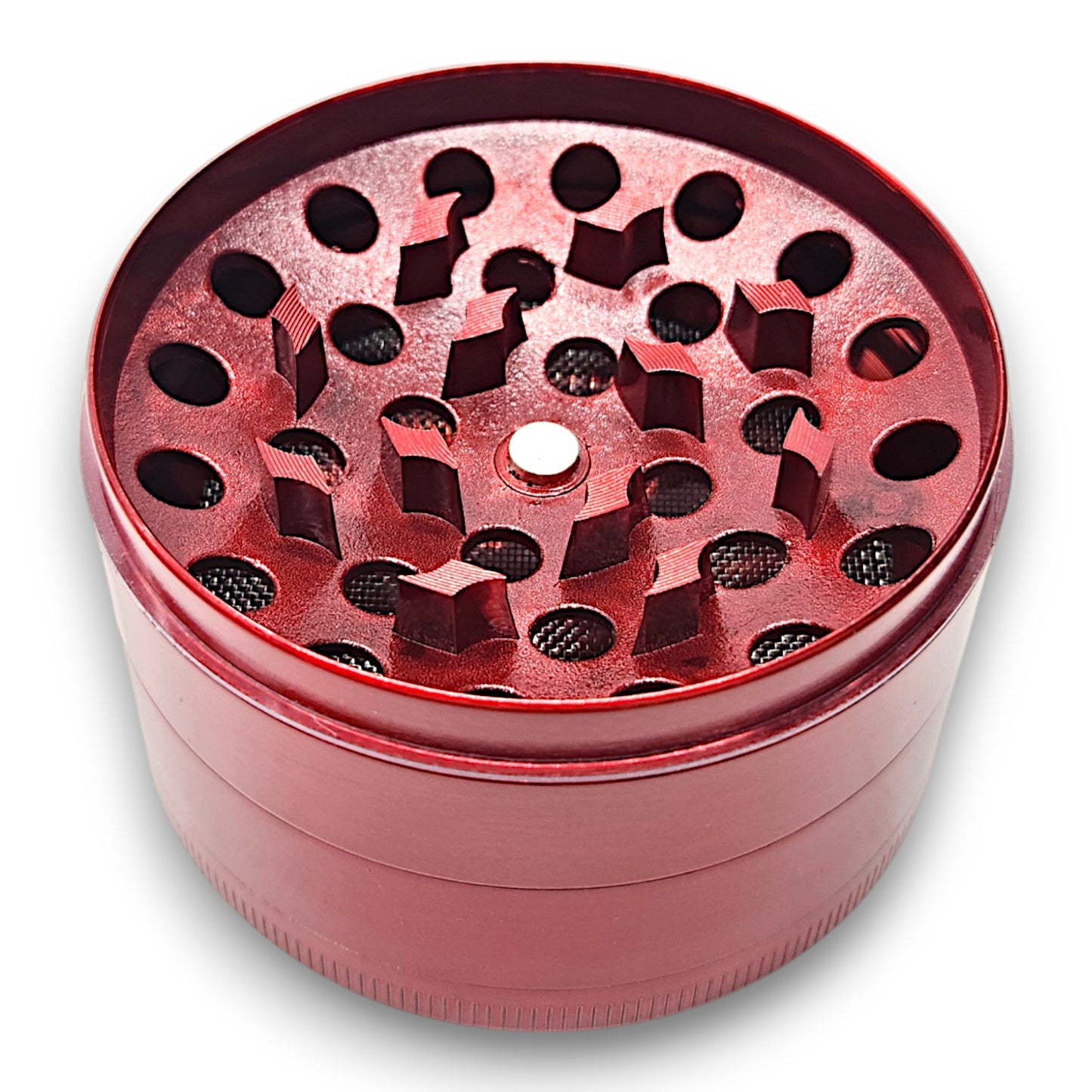 2.5" Tsunami Chromium Finish 4 Piece Grinder