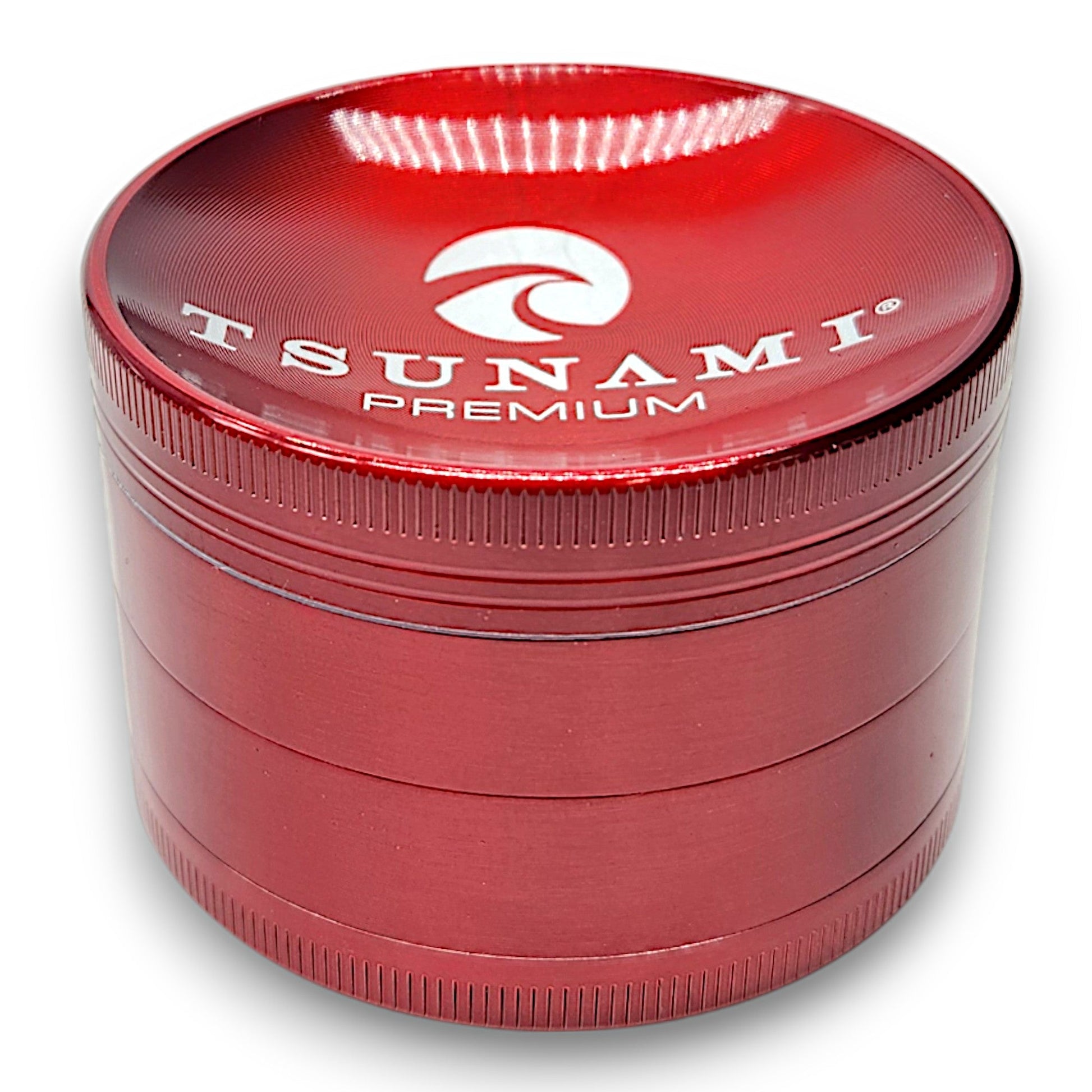 2.5" Tsunami Chromium Finish 4 Piece Grinder