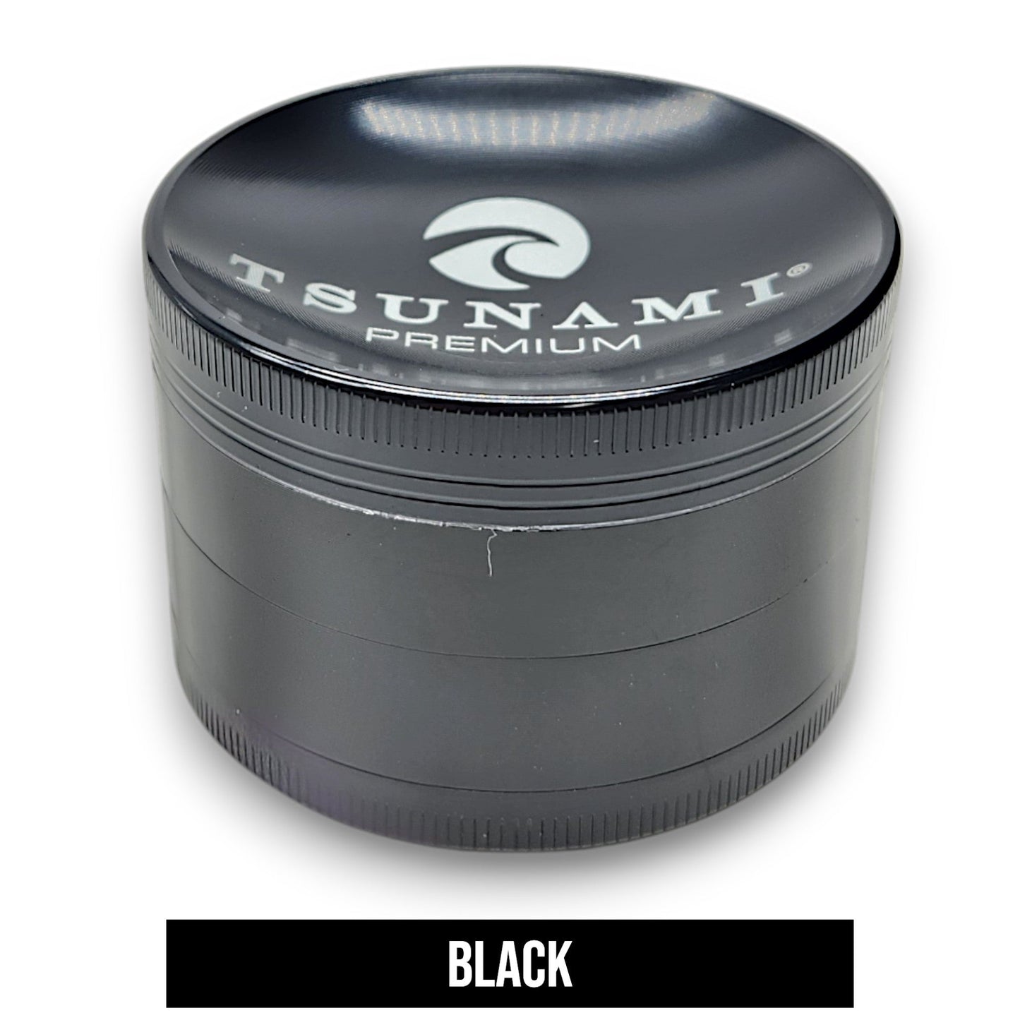 2.5" Tsunami Chromium Finish 4 Piece Grinder