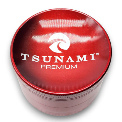 2.5" Tsunami Chromium Finish 4 Piece Grinder
