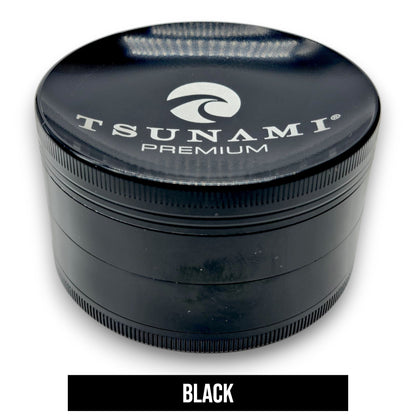 3" Tsunami Chromium Finish 4 Piece Grinder