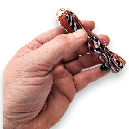 3.5" Glass Hand Pipe Chillum