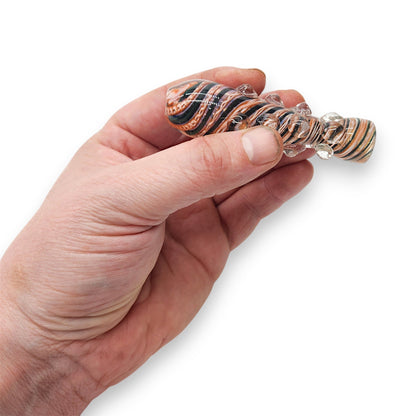 3.5" Glass Hand Pipe Chillum