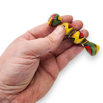 3.5" Glass Hand Pipe Chillum