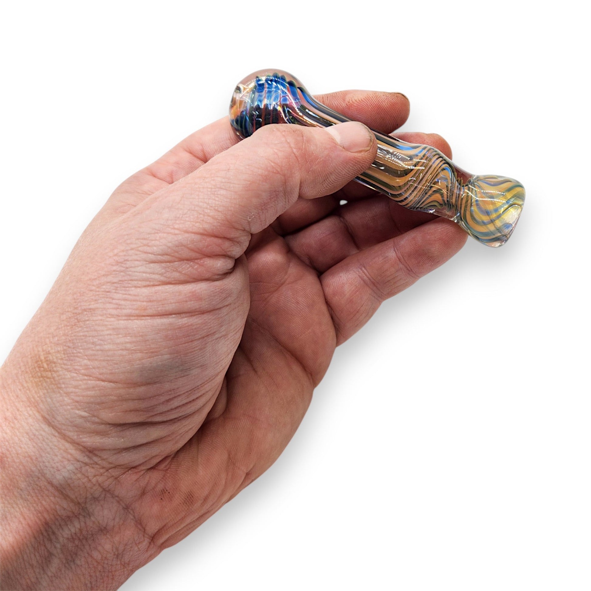 3.5" Glass Hand Pipe Chillum