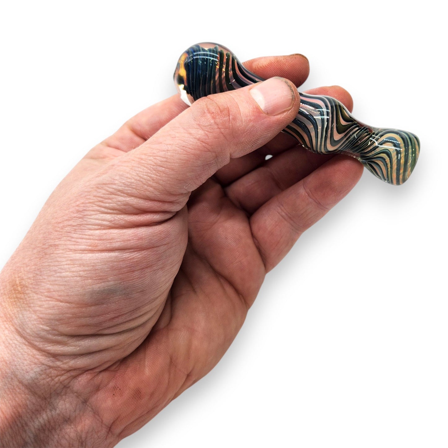 3.5" Glass Hand Pipe Chillum