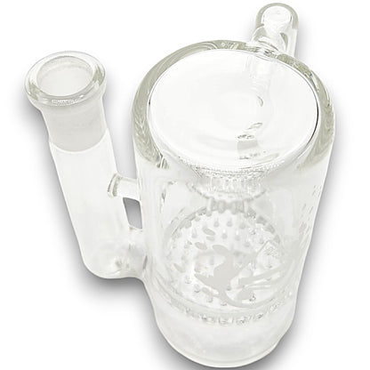 4 - 1/2" Pulsar 14mm 90 deg Honeycomb Percolator Ash Catcher
