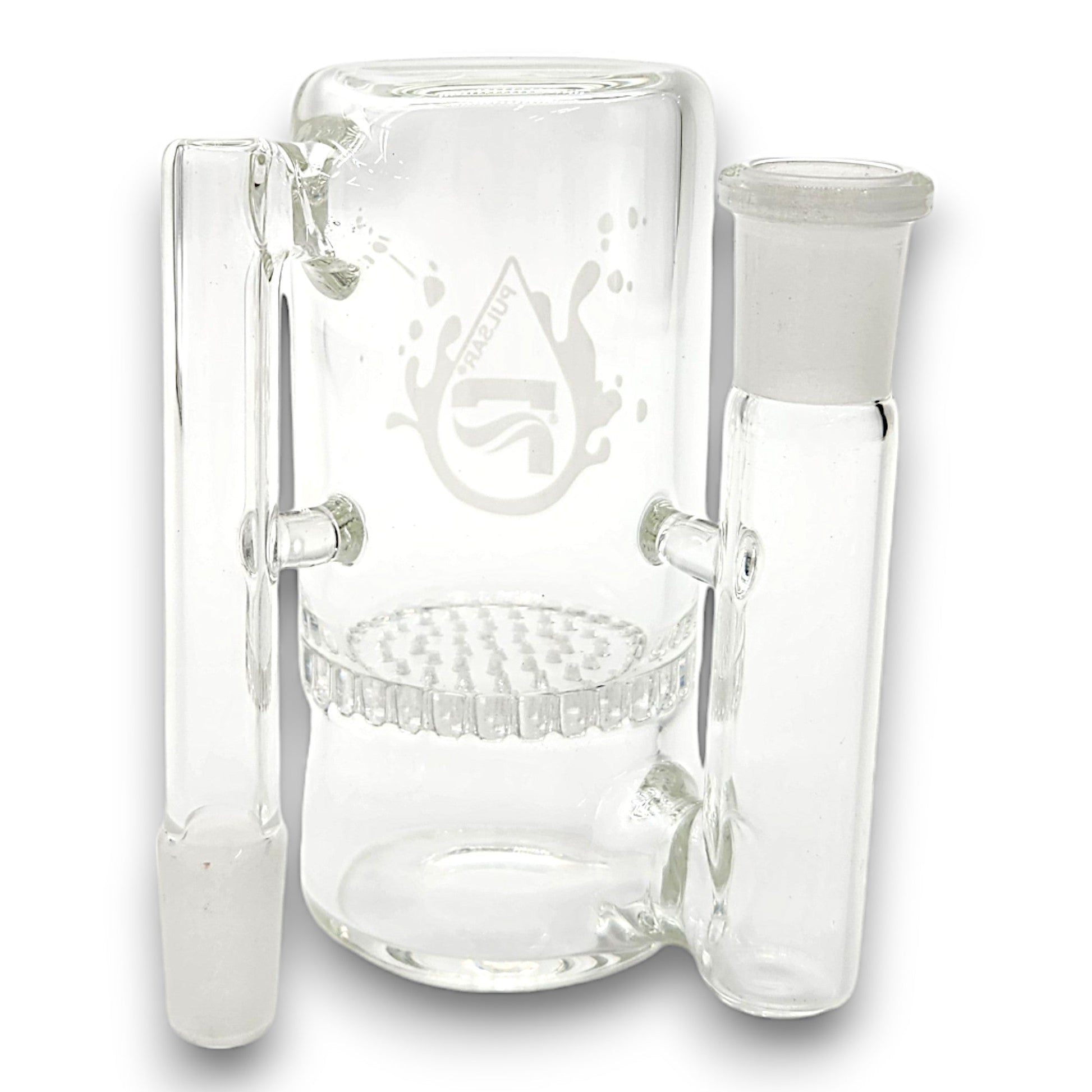 4 - 1/2" Pulsar 14mm 90 deg Honeycomb Percolator Ash Catcher