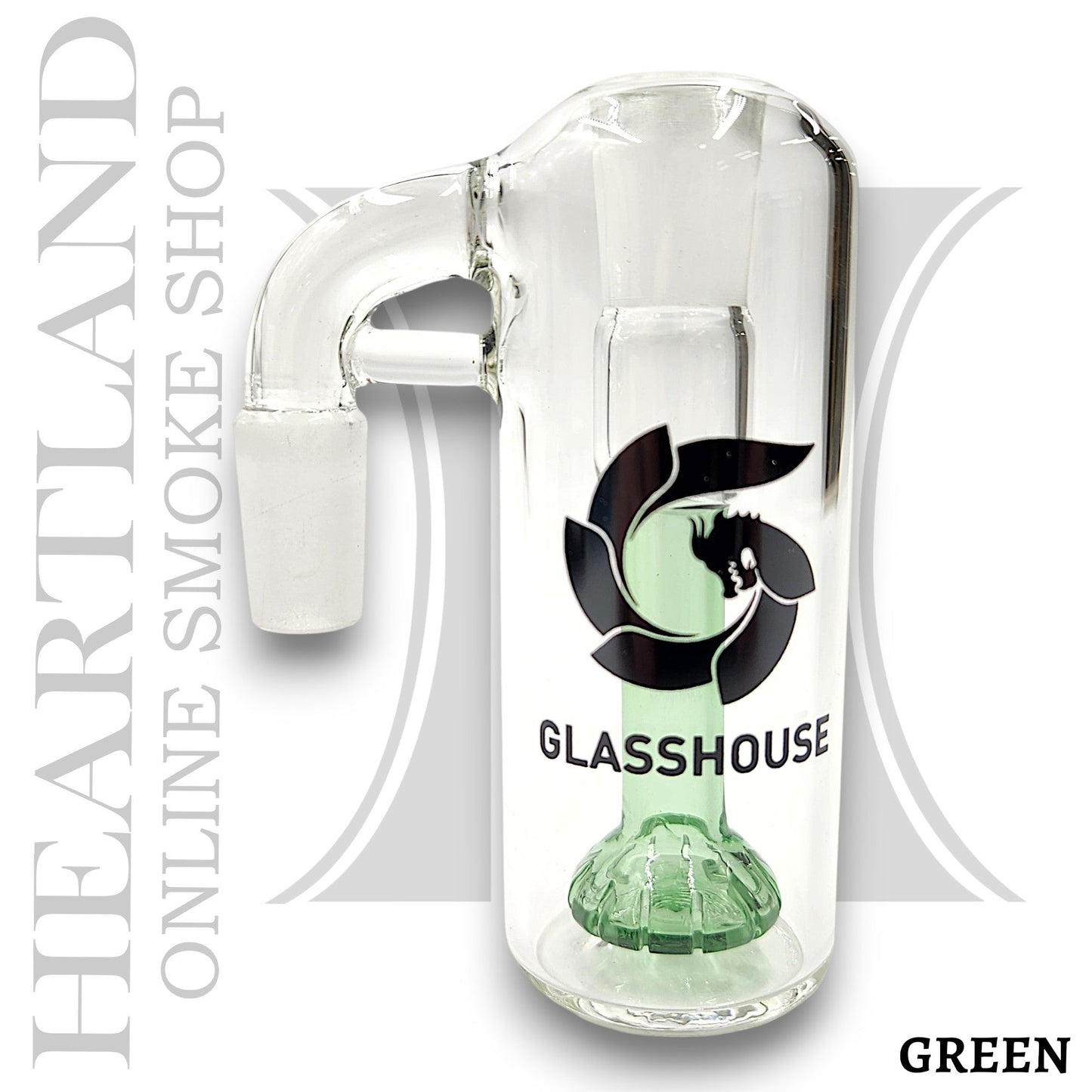 4" Glasshouse 14mm 90 Deg Ash Catcher