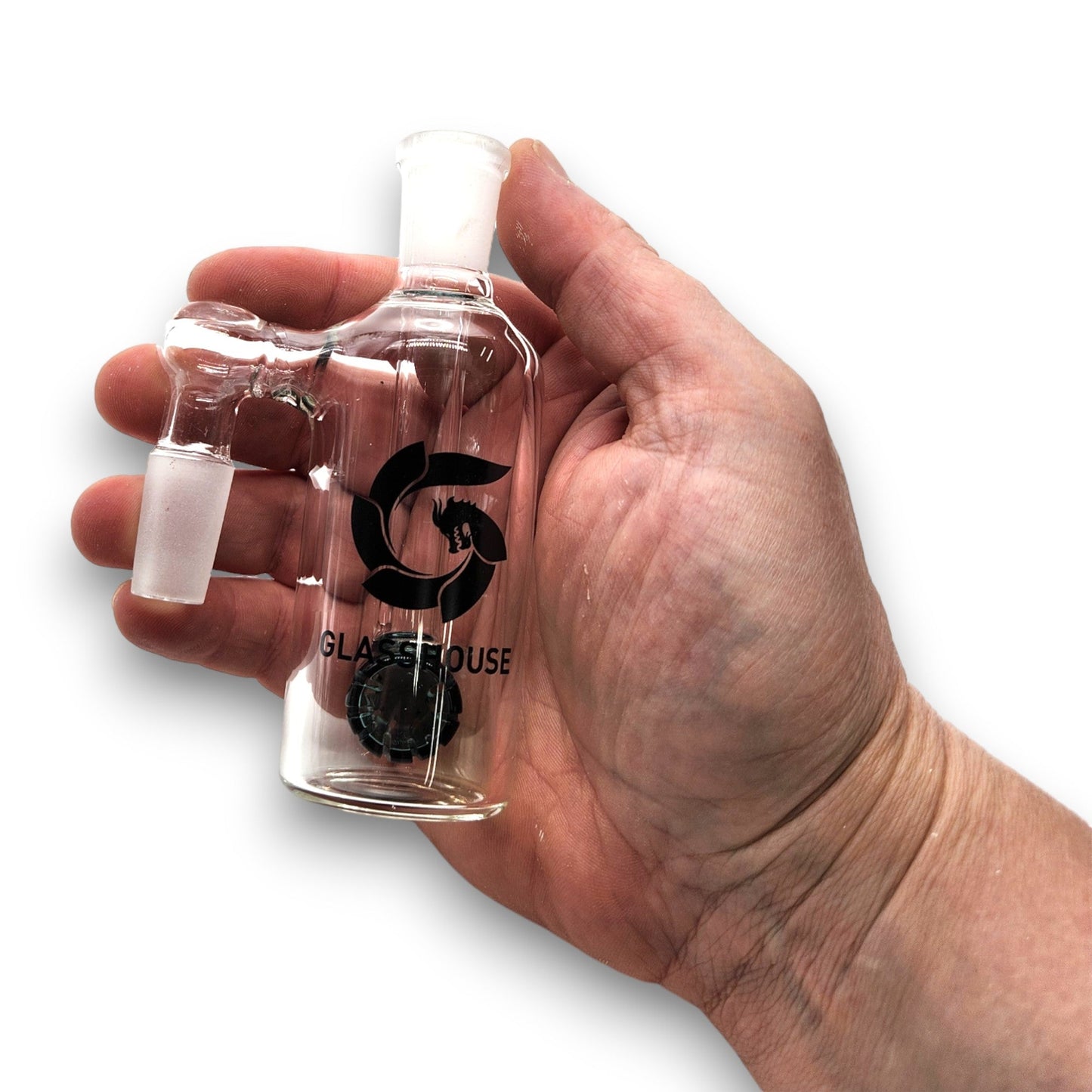 4" Glasshouse 14mm 90 Deg Ash Catcher