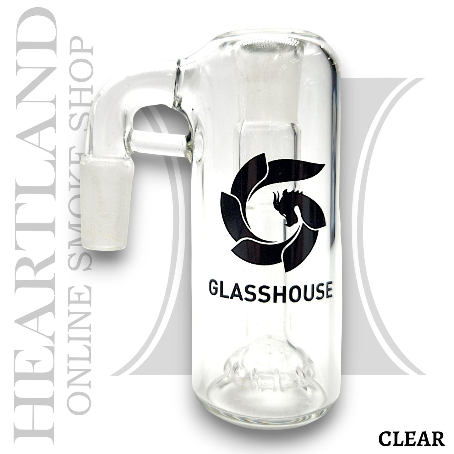 4" Glasshouse 14mm 90 Deg Ash Catcher