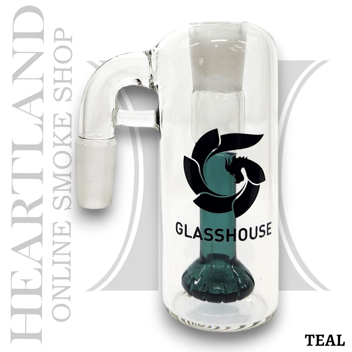 4" Glasshouse 14mm 90 Deg Ash Catcher