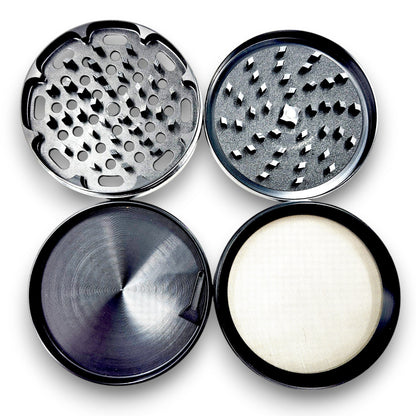 4" Large Green Monkey Capuchin Aluminum 4 Piece Grinder