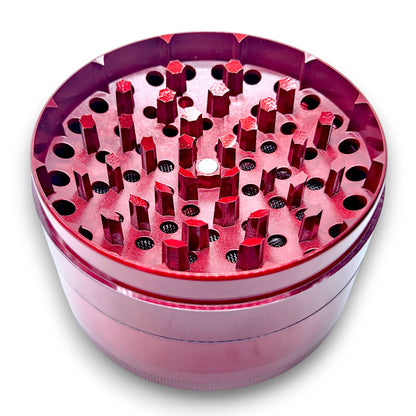4" Tsunami Chromium Finish 4 Piece Grinder