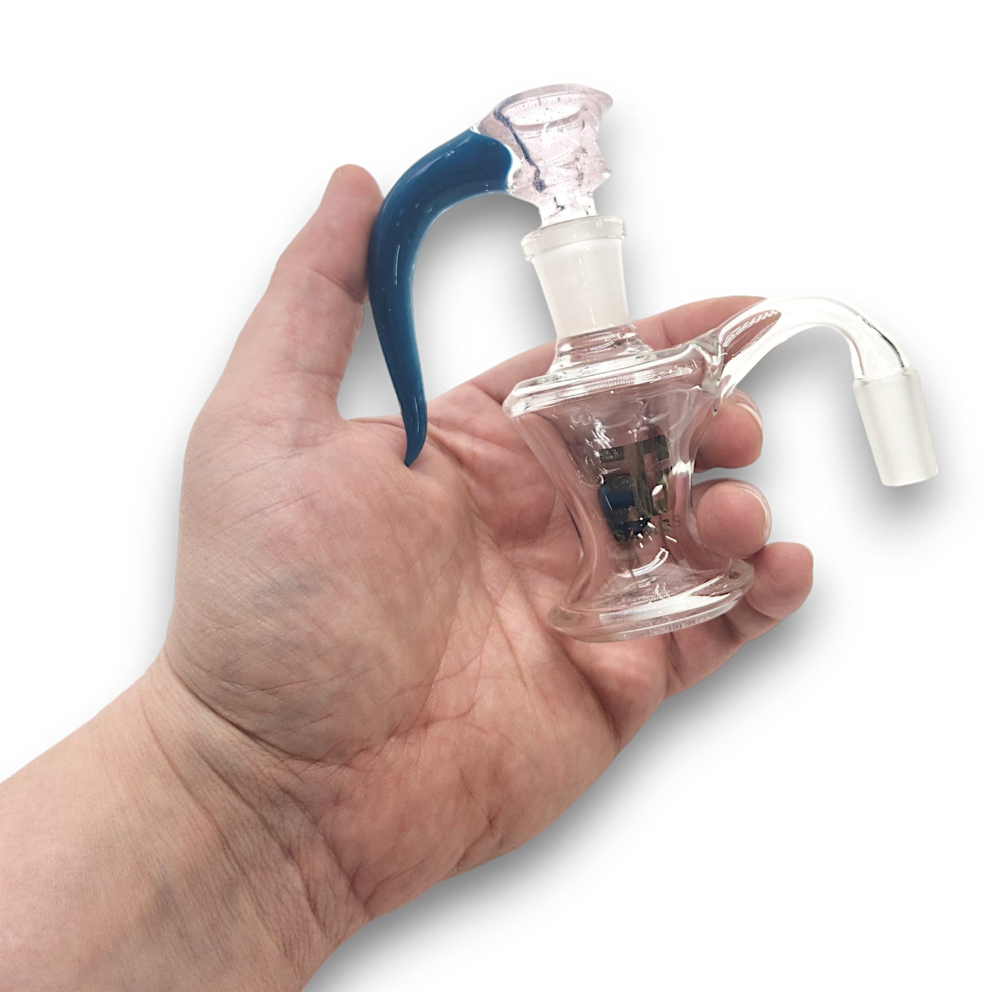 4.5" EG Glass Premium Horn Open Tank Ash Catcher