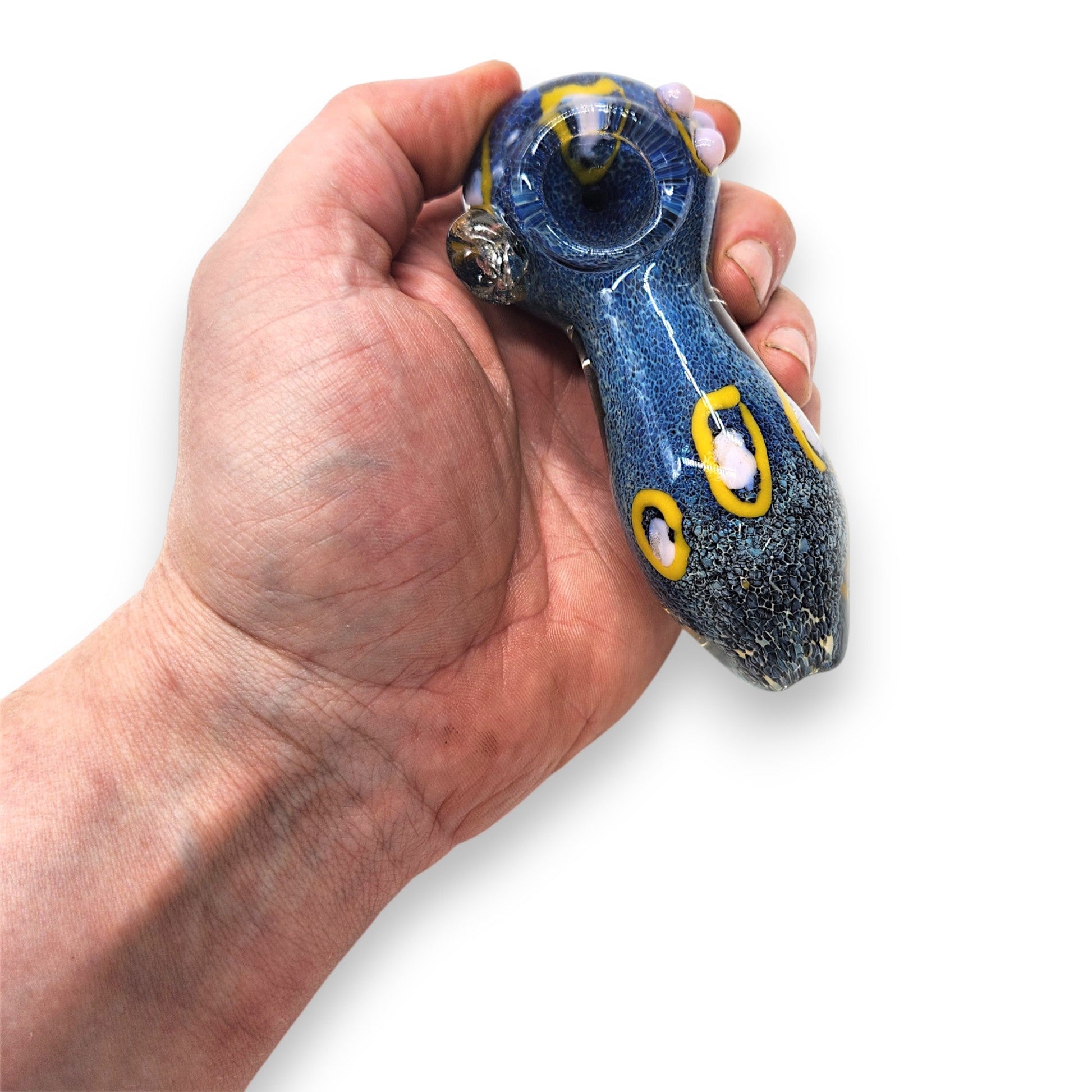 4.5" Glass Spoon Hand Bowl