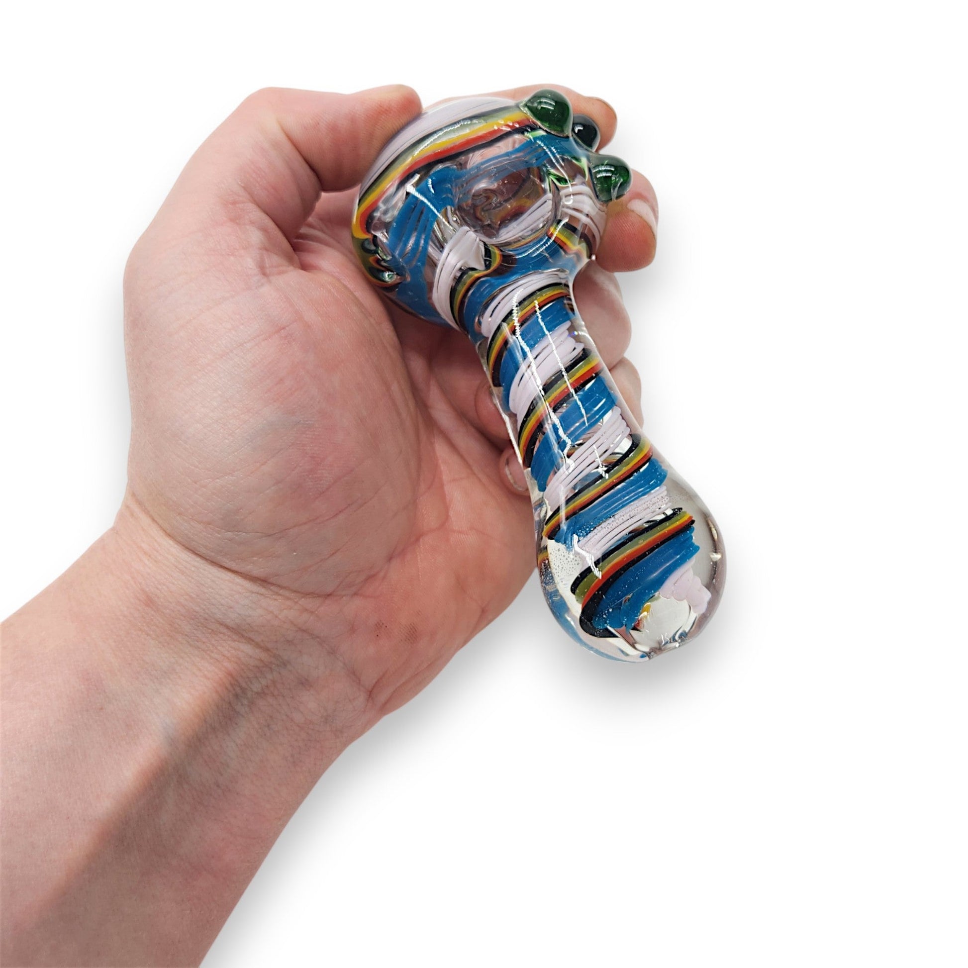 4.5" Glass Spoon Hand Bowl