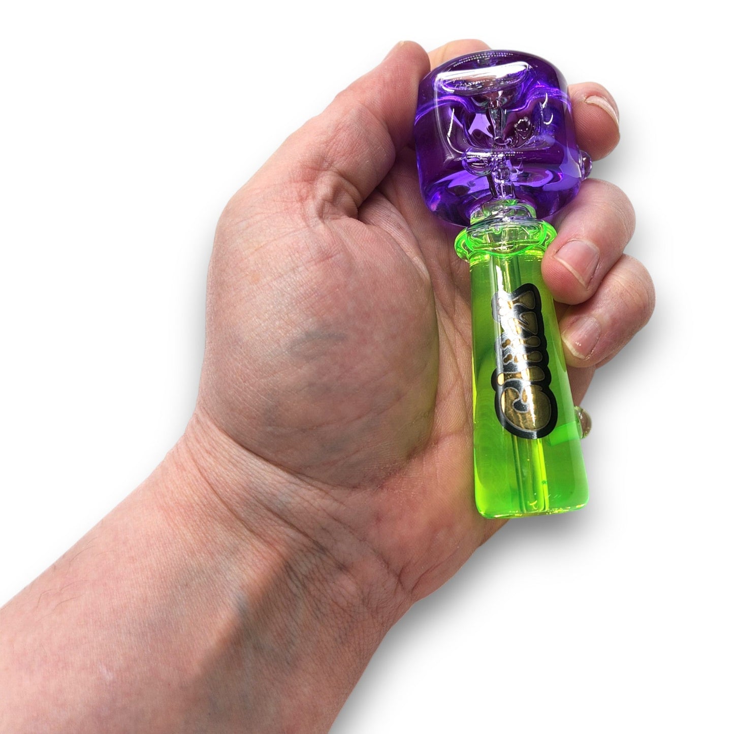 4.5" Gliizy Rosy Glycerin Freezable Spoon Hand Bowl