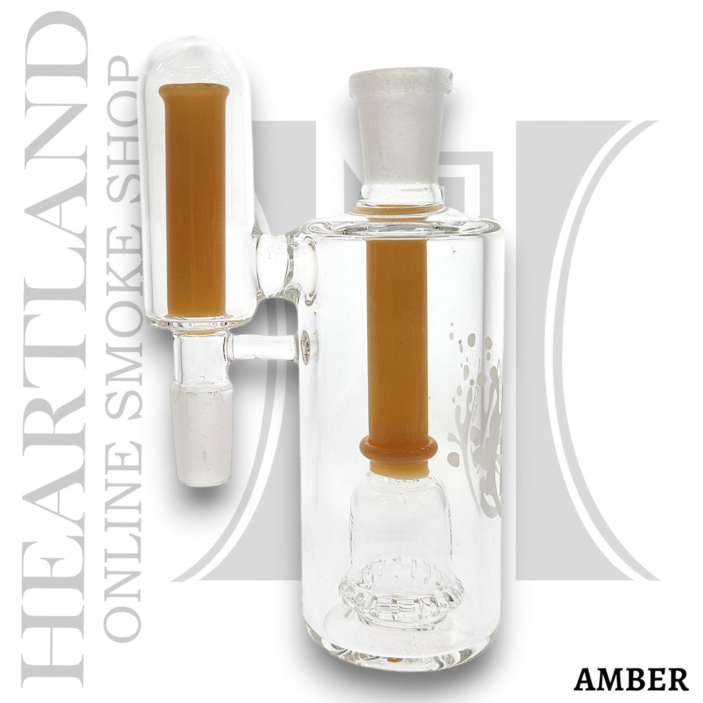 5 - 1/2" Pulsar UFO Perc "No Ash" 90 deg 14mm Ash Catcher