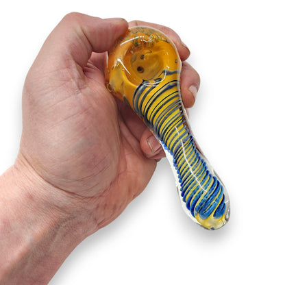 5" Glass Spoon Hand Bowl