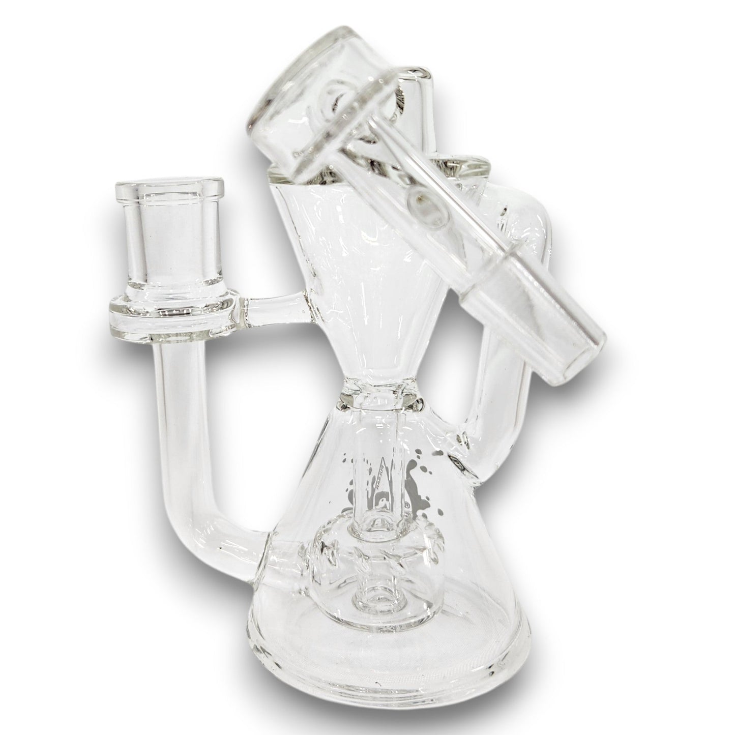 5" Pulsar 14mm 45 deg Barrel Perc Recycler Ash Catcher